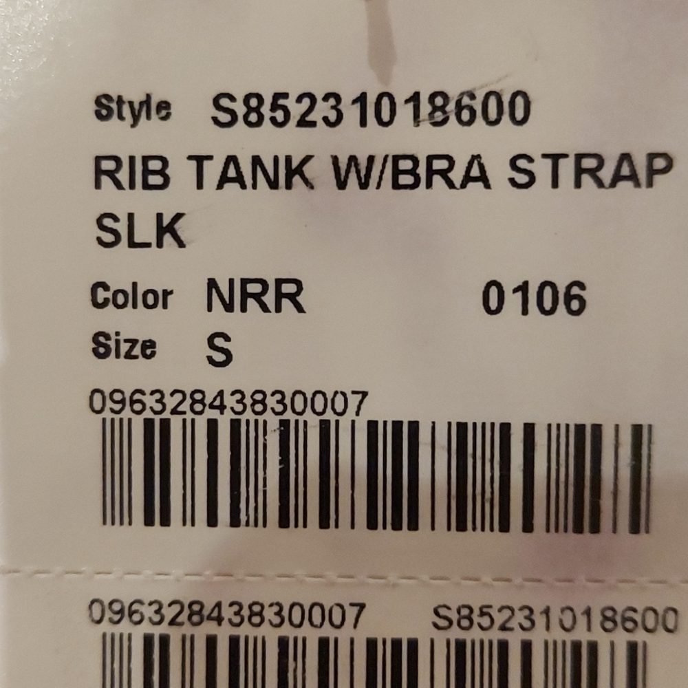 Bebe Rib Tank w/bra strap - Picture 8 of 8